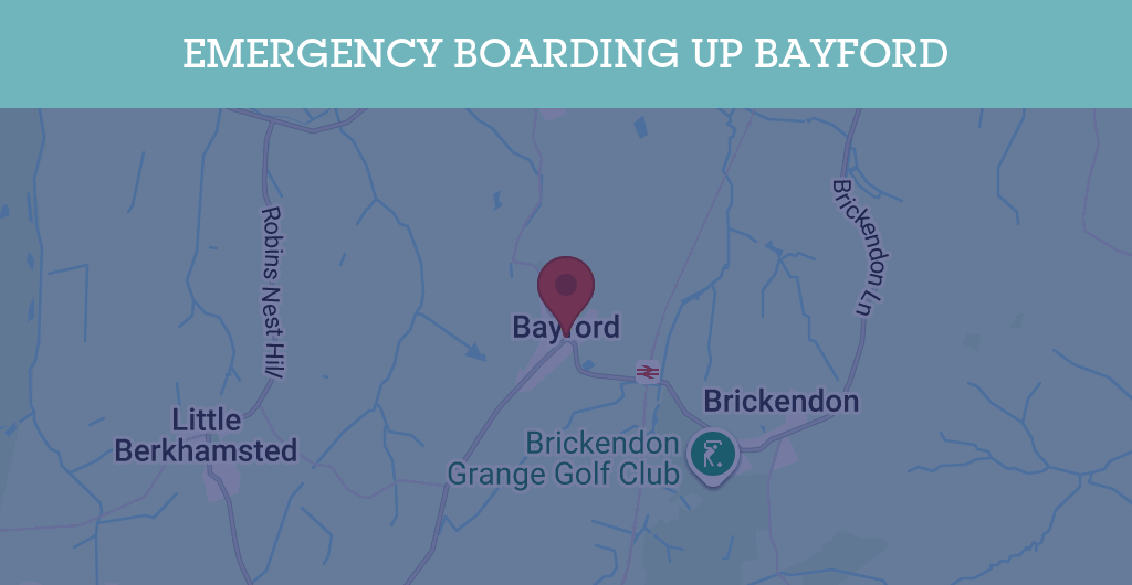Emergency Boarding Up Services in Bayford - SG13