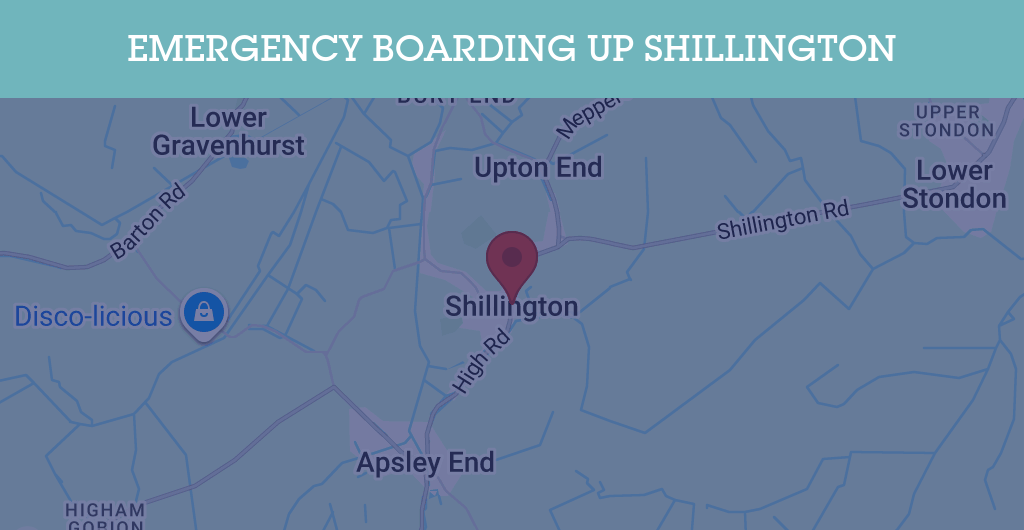 Emergency Boarding Up Services in Shillington - SG5