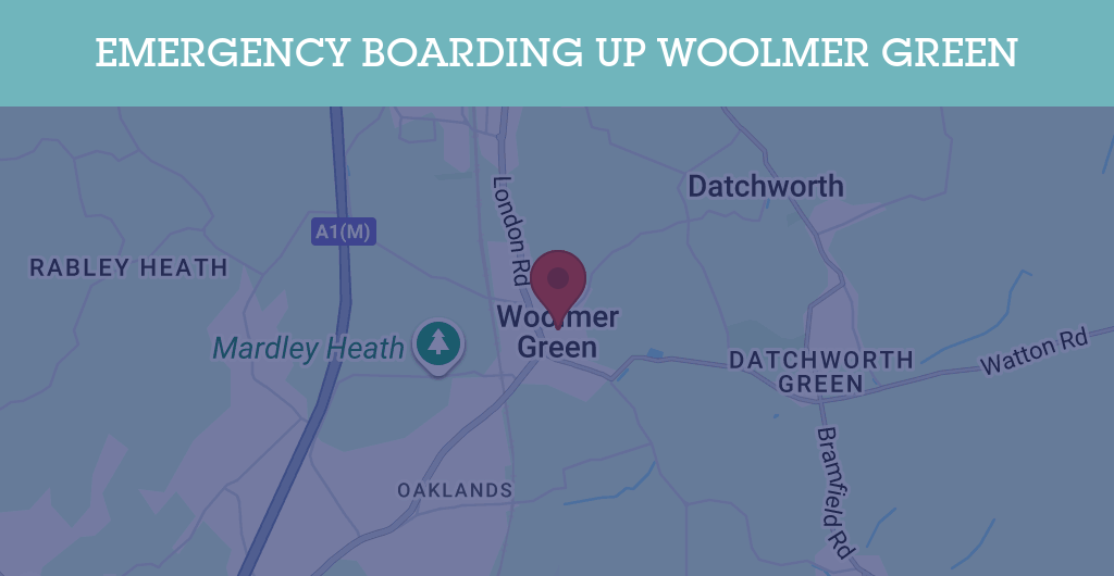 Emergency Boarding Up Services in Woolmer Green - SG3
